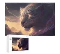 Puzzles 1000 PCS pour Adolescents Thundering Tiger Storm -2 Puzzles pour Adultes - Jeux De Construction - Analyse Et Logique - Idées Cadeaux pour Toute La Famille 1000 PCS