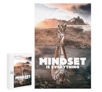 Puzzles 1000 PCS pour Adolescents Tiger Mindset Puzzle Adulte Jeu Familial Une Œuvre d'art À Offrir en Cadeau À Toute La Famille 1000 PCS