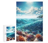 Puzzles 1000 PCS pour Adolescents Vibrant Coral Reef Puzzles pour Adultes - Jeux De Construction - Analyse Et Logique - Idées Cadeaux pour Toute La Famille 1000 PCS