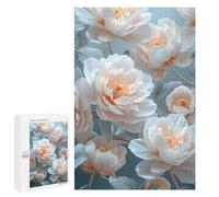 Puzzles 1000 PCS pour Adolescents Vintage Peony Flowers Puzzles pour Adultes - Jeux De Construction - Analyse Et Logique - Idées Cadeaux pour Toute La Famille 1000 PCS