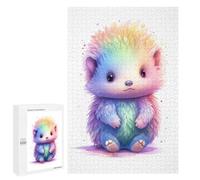 Puzzles 1000 PCS pour Adolescents Watercolor Baby Echidna Puzzles pour Adultes - Jeux De Construction - Analyse Et Logique - Idées Cadeaux pour Toute La Famille 1000 PCS