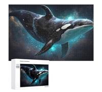 Puzzles 1000 PCS pour Adolescents Whale in Space Wallpaper-15 Jeux De Puzzle Relaxants Améliorent La Mémoire Offrez-Les en Cadeau À Toute La Famille 1000 PCS