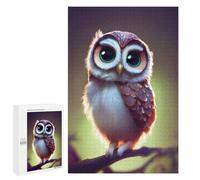 Puzzles 1000 PCS pour Adolescents Whimsical Owl Artwork Puzzle pour Adultes : Un Jeu Manuel Amusant Et Humoristique pour Un Anniversaire Ou Noël 1000 PCS