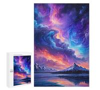 Puzzles 1000 PCS pour Adolescents Wild Colorful Sky Puzzles pour Adultes - Jeux De Construction - Analyse Et Logique - Idées Cadeaux pour Toute La Famille 1000 PCS