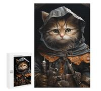 Puzzles 1000 PCS pour Adolescents Wizard Cat Jeu De Puzzle Casse-tête Anti-Stress Stimulant À Compléter 1000 PCS
