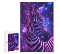 Puzzles 1000 PCS pour Adolescents Zebra Animal Space Puzzles pour Adultes À Monter Soi-même - Jeux Éducatifs Et Amusants en Famille 1000 PCS