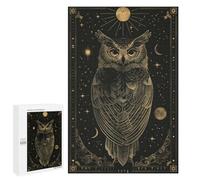 Puzzles 1000 PCS pour Adultes Celestial Owl Adolescents Puzzles Jeu Manuel Découpe De Précision Aide À Stimuler Le Cerveau 1000 PCS
