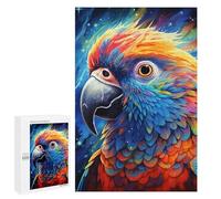 Puzzles 1000 PCS pour Adultes Colorful Parrot in Space Puzzle, Jouet, Décoration Murale, mais Amusant Et Humoristique, Cadeau d'anniversaire Unique 1000 PCS