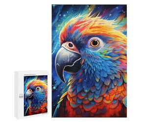 Puzzles 1000 PCS pour Adultes Colorful Parrot in Space Puzzle, Jouet, Décoration Murale, mais Amusant Et Humoristique, Cadeau d'anniversaire Unique 1000 PCS