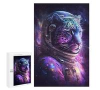 Puzzles 1000 PCS pour Adultes Cosmic Leopard Astronaut-1 Puzzles pour Adolescents Activités Familiales Défi Éducatif Jeu Stimulant Et Divertissement en Famille 1000 PCS