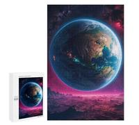 Puzzles 1000 PCS pour Adultes Earth from Space Jeu De Puzzle Casse-tête Cadeaux pour Femmes Activités Amusantes À La Maison 1000 PCS