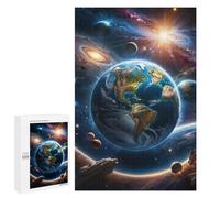 Puzzles 1000 PCS pour Adultes Explore Our Amazing Planet Earth Puzzles pour Adolescents Activités Familiales Défi Éducatif Jeu Stimulant Et Divertissement en Famille 1000 PCS
