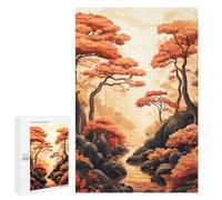 Puzzles 1000 PCS pour Adultes Forest in Autumn Nature Adolescents Puzzles Jeu Manuel Découpe De Précision Aide À Stimuler Le Cerveau 1000 PCS