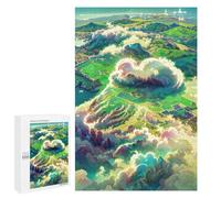 Puzzles 1000 PCS pour Adultes Island Above The Clouds Puzzles pour Adultes, Jouet, Décoration Murale, Améliore La Mémoire, Cadeau d'anniversaire, Cadeaux, 1000 PCS