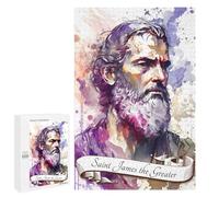 Puzzles 1000 PCS pour Adultes Saint James The Greater Adolescents Puzzles Jeu Manuel Découpe De Précision Aide À Stimuler Le Cerveau 1000 PCS