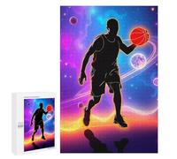 Puzzles 1000 PCS pour Adultes Space Basketball Adolescents Puzzles Jeu Manuel Découpe De Précision Aide À Stimuler Le Cerveau 1000 PCS