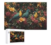 Puzzles 1000 PCS pour Adultes Tropical Birds in Bloom Puzzles pour Adultes, Jouet, Décoration Murale, Améliore La Mémoire, Cadeau d'anniversaire, Cadeaux, 1000 PCS