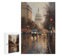Puzzles 1000 PCS pour Adultes Washington DC Charm USA Adolescents Puzzles Jeu Manuel Découpe De Précision Aide À Stimuler Le Cerveau 1000 PCS