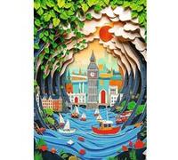 Puzzles 1000 pièces : 40e anniversaire - Paper Art 3D : Londres G