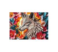 Puzzles 1000 pièces : 40e anniversaire - Paper Art 3D : Loup