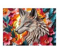 Puzzles 1000 pièces : 40e anniversaire - Paper Art 3D : Loup G
