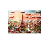 Puzzles 1000 pièces : 40e anniversaire - Paper Art 3D : Paris