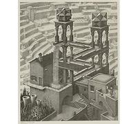 Puzzles 1000 pièces à Assembler Image MC Escher Réplique Poster Jouets éducatifs pour Adultes 38x26CM