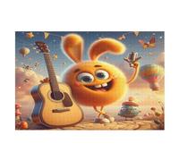Puzzles 1000 Pièces Adulte Guitaree Amusante Puzzle en Bois pour Adolescents Jouets Créatifs Décoration De La Maison (75×50cm)