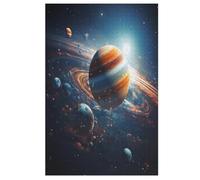 Puzzles 1000 Pièces Adulte planète Puzzle en Bois pour Adolescents Jouets Créatifs Décoration De La Maison 78×53cm