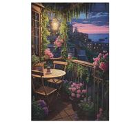 Puzzles 1000 Pièces Adulte Style Japonais Puzzle en Bois pour Adolescents Puzzle Jouets Créatifs Puzzles Décoration De La Maison （78×53cm）