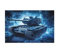 Puzzles 1000 Pièces Adultes, Puzzle De Jeu, Char d'assaut Planche De Bois, Excellent Cadeau pour EnfFourmis （75×50cm）