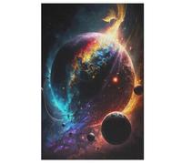 Puzzles 1000 Pièces Adultes, Puzzle De Jeu, Planète Ciel étoilé Planche De Bois, Excellent Cadeau pour EnfFourmis 78×53cm