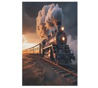 Puzzles 1000 Pièces Adultes, Puzzle De Jeu, Steam Train Planche De Bois, Excellent Cadeau pour EnfFourmis 78×53cm
