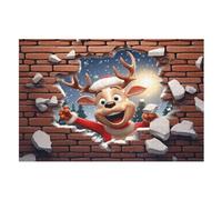 Puzzles 1000 Pièces Adultes, Puzzle De Jeu, Wapiti Mignon Planche De Bois, Excellent Cadeau pour EnfFourmis （75×50cm）