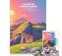Puzzles 1000 pièces Affiche Refuge - Belle Sébastien | Une liste de souhaits de décoration parfaite avec le Père Noël est idéale comme cadeau 75x50cm