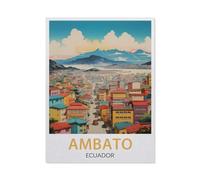 Puzzles 1000 Pièces，Ambato, Équateur，Enfants Jouet Cadeau（75x50cm）-V52