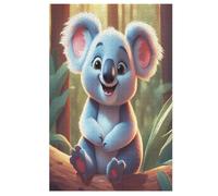 Puzzles 1000 Pièces Animal Koala Puzzles pour Adultes Et Enfants, Puzzles en Bois Puzzles pour Adultes Jeu ÉduChatif Défi Jouet （78×53cm）
