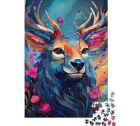 Puzzles 1000 pièces Art Moose Puzzles en Bois pour Adultes et Plus de 18 Ans Jeu intellectuel 1000 pièces (75 x 50 cm)