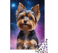 Puzzles 1000 pièces Art Space Dogs pour Adultes, Puzzles 1000 pièces, Jouets à Faire soi-même comme Cadeaux d'anniversaire 1000 pièces (75 x 50 cm)