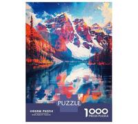 Puzzles 1000 Pièces Banff Art Puzzles pour Adultes Jeux Relaxants Défi Difficile Activités Amusantes À La Maison, 52x38cm/1000pcs