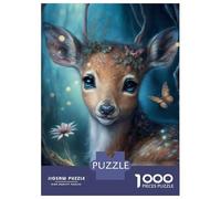 Puzzles 1000 Pièces Beautiful Little Fawn Puzzle Adulte, Jeu De Réflexion, Analyse Et Logique, Cadeaux De Noël Et d'anniversaire 52x38cm/1000pcs