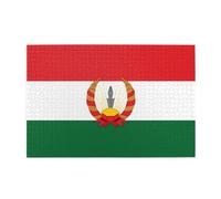 Puzzles 1000 pièces BROLEO Drapeau de Mahabad Impression éducative intellectuelle en bois Puzzles amusants Puzzles anti-stress