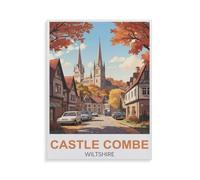 Puzzles 1000 Pièces，Castle Combe, Wiltshire，Enfants Jouet Cadeau（50x70cm）-GY21