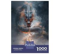Puzzles 1000 Pièces Celestial Firestorm at Sunset - Cosmic Galaxy Over Ocean Puzzles pour Adultes - Jeu Manuel - Idées De Détente À La Maison - Cadeaux De Noël Et d'anniversaire 70x50cm/1000pcs