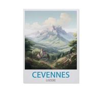 Puzzles 1000 Pièces,Cévennes Lozère,Enfants Jouet Cadeau(38x26cm)-GP16