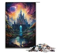 Puzzles 1000 pièces Château Fantastique Puzzles pour Adultes Puzzle en Bois Jeu Familial 1000 PCS (38x26cm)