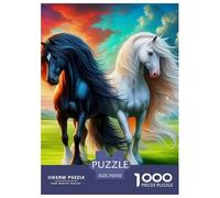 Puzzles 1000 Pièces ChevalPuzzles En En Papier Adultes Pièces Parfaitement Assorties Beautiful Steed Le Cadeau Parfait Pour La Famille Et Les Amis Adultes Et Enfants À Partir De 14 Ans 70x50cm/1000pcs
