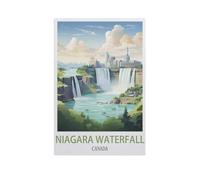 Puzzles 1000 Pièces，Chutes du Niagara, Canada，Affiche Mur Art pour Cadeaux Adultes Enfants Jeux Jouets Éducatifs（38x26cm）-AJ85