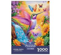Puzzles 1000 Pièces ColibrisAdulte De Qualité Supérieure Animal Theme Le Cadeau Parfait pour La Famille Et Les Amis Adultes Et Enfants À Partir De 12 Ans 38x26cm/1000pcs