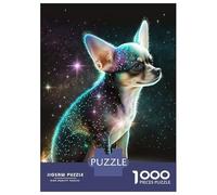 Puzzles 1000 Pièces Cute Chihuahua Dog Puzzle Adulte, Jeu De Réflexion, Analyse Et Logique, Cadeaux De Noël Et d'anniversaire 70x50cm/1000pcs